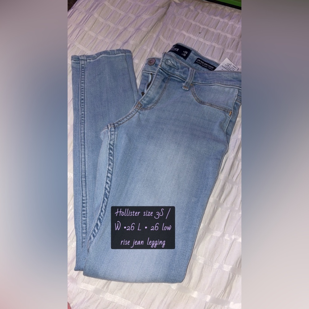 Hollister Women's Sky Blue Jeggings